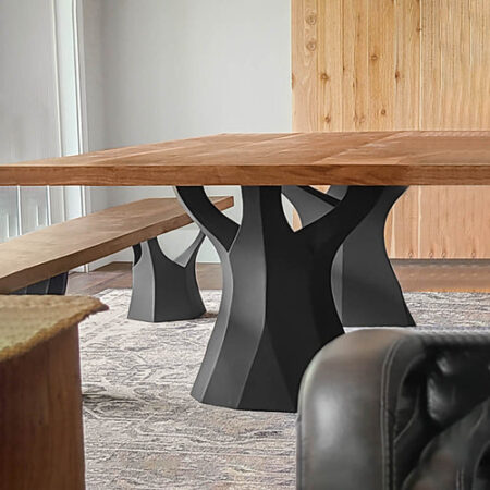 Metal Table Legs – Hatty – 24W, 28H inch